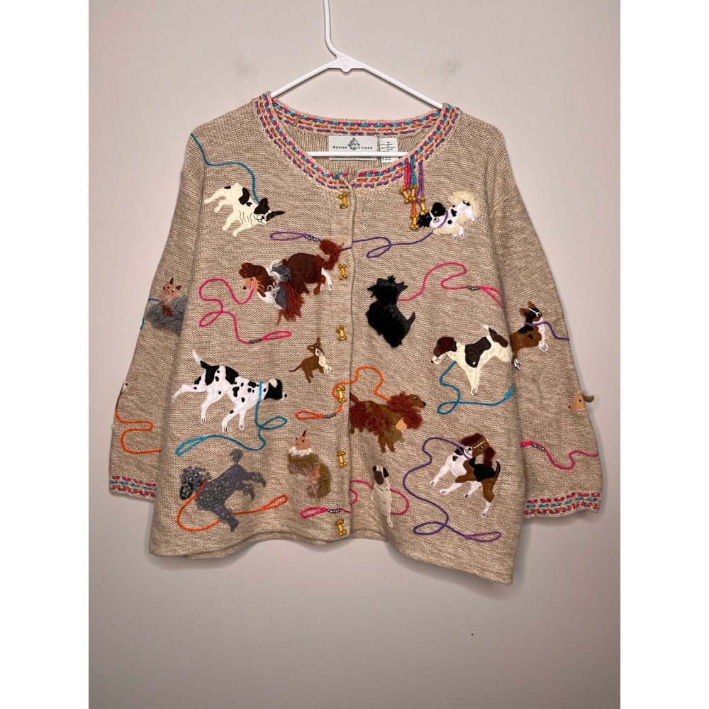 Rare Design Options Gordon Bones Corgi Dalmatian Dog Show Collie Cardigan XL